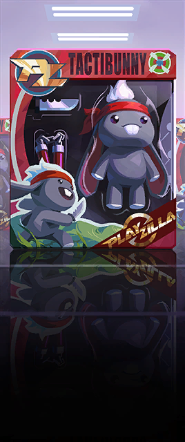 Playzilla Tactibunny Card